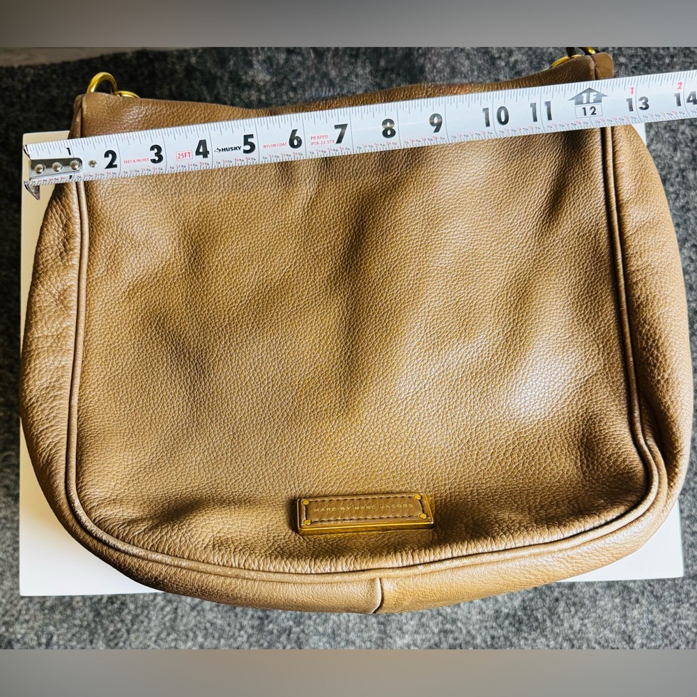 Marc Jacobs Crossbody & Satchel Purse Brown Leather with detachable strap - Picture 8 of 16